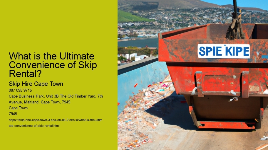 What is the Ultimate Convenience of Skip Rental? 